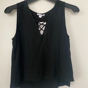 Subdued Black Tank Shirt, Size 4